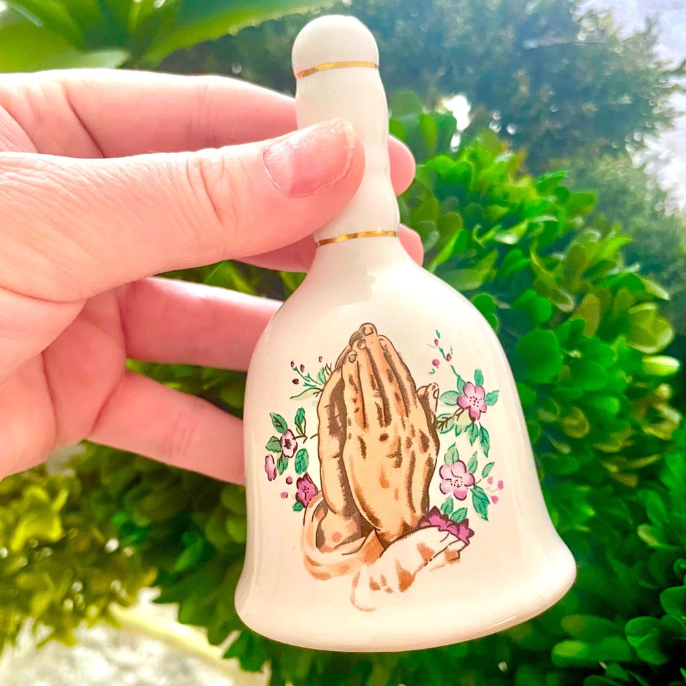 Vintage Praying Hands Bell